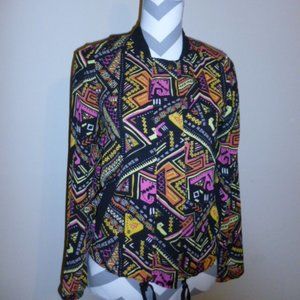Multi Color H&M Love Coachella  Bomber Jacket